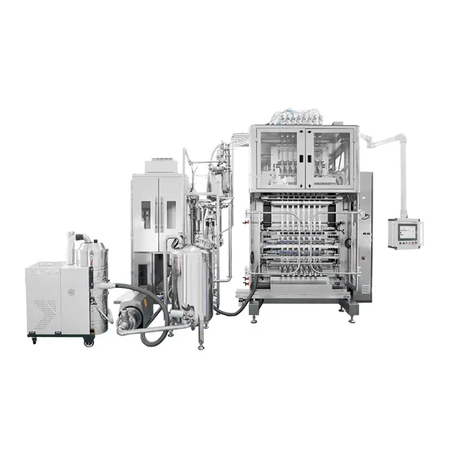 BVS8-880 Ultra-Clean Multilane Stick Packing Machine for Yougrt with Fruit Pieces